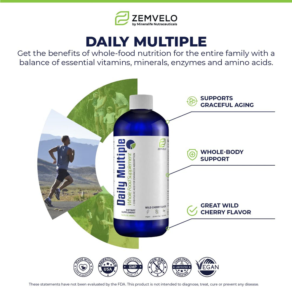 Wild cherries and honey ingredients for Mineralife Daily Multiple