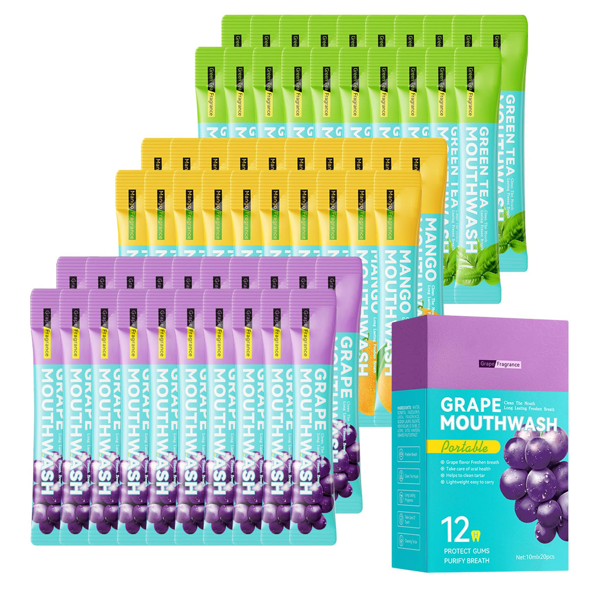 Mini Mouthwash Kit packaging