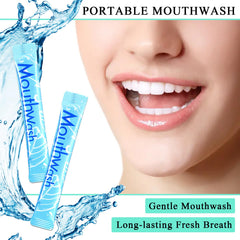 Mini travel mouthwash kit with individual packets