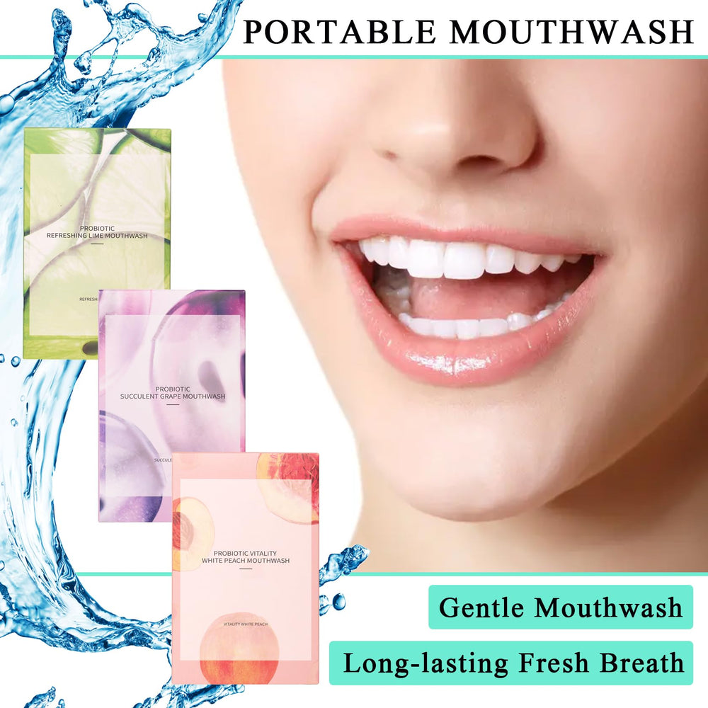 Mini travel mouthwash kit bulk set