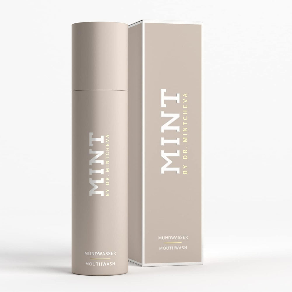 Mint Biotic Mouthwash 200ml bottle – back label