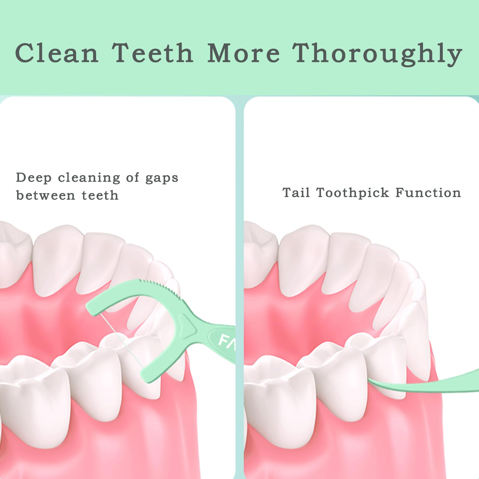 Portable dental care item for on-the-go