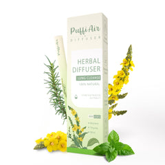 Mint nasal sticks displaying refreshing mint