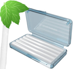 Packaging image of mint orthodontic wax for braces in a 15-pack