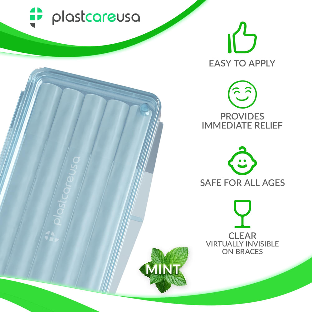 Wax protecting gums and teeth from orthodontic irritation