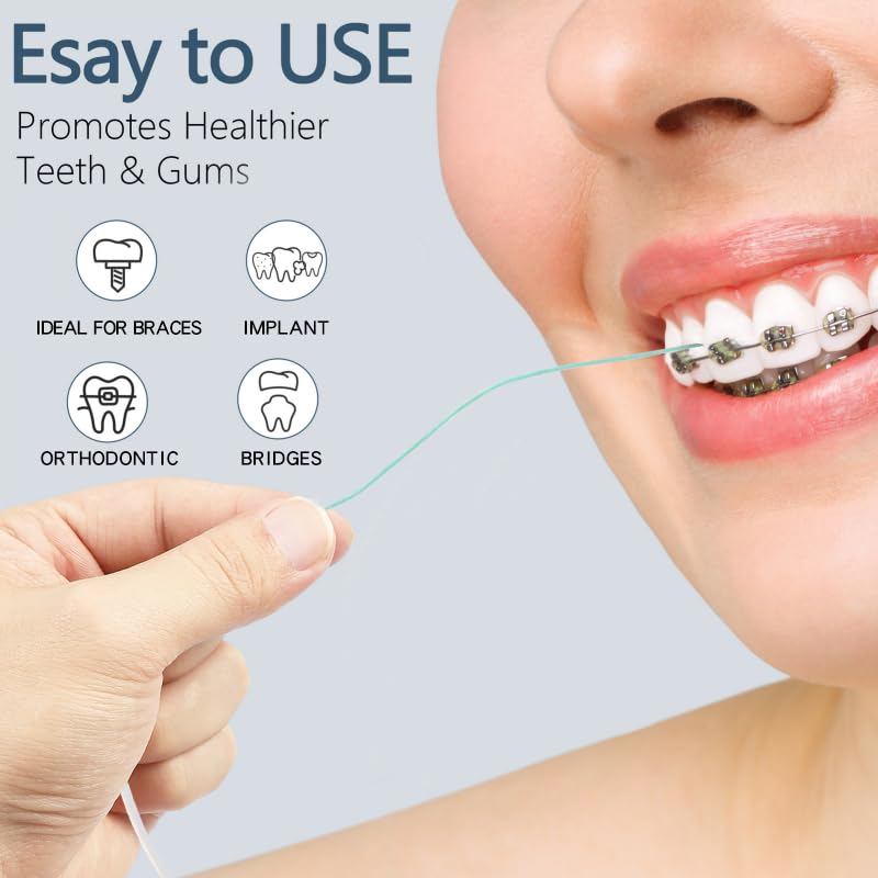 Mint aroma and fresh breath after flossing