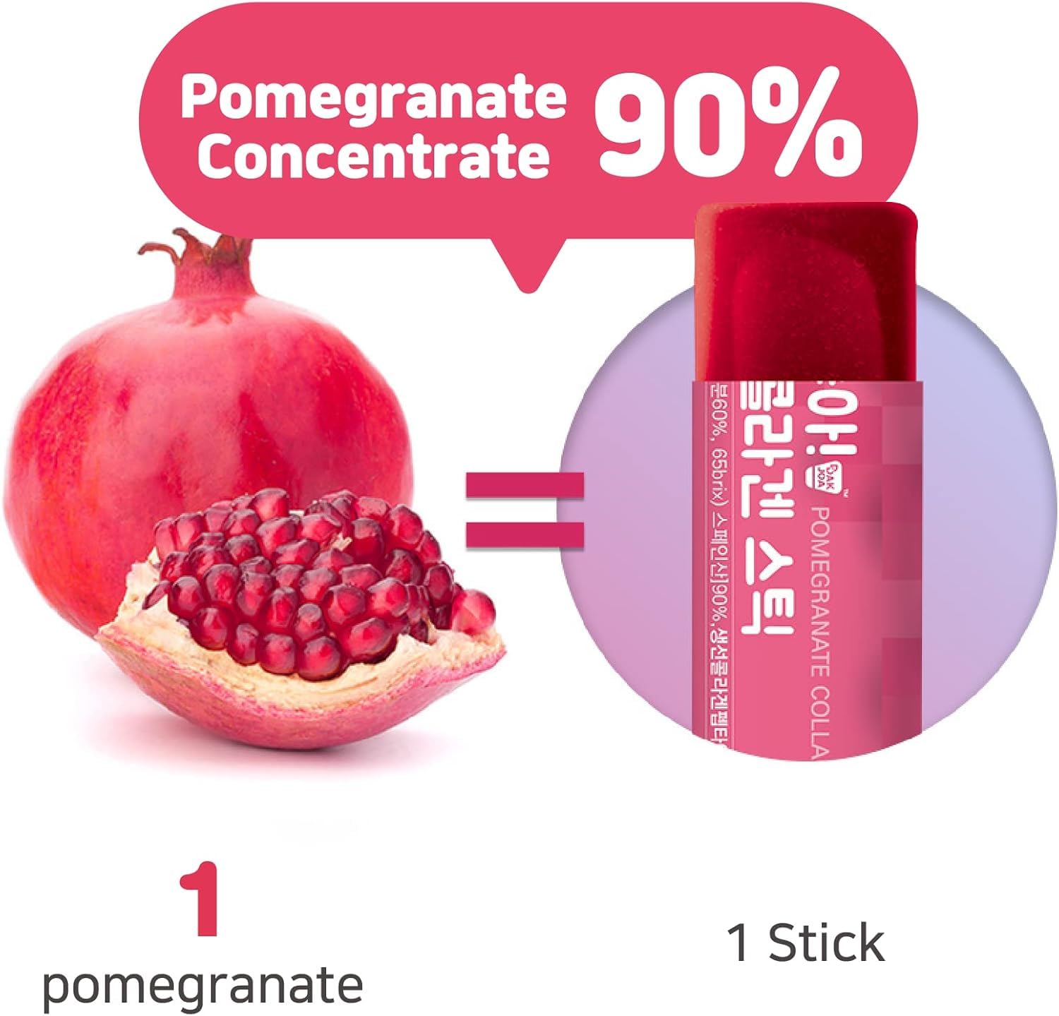One collagen jelly stick per day usage