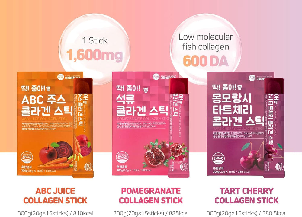 Mippeum Tart Cherry flavor collagen jelly stick