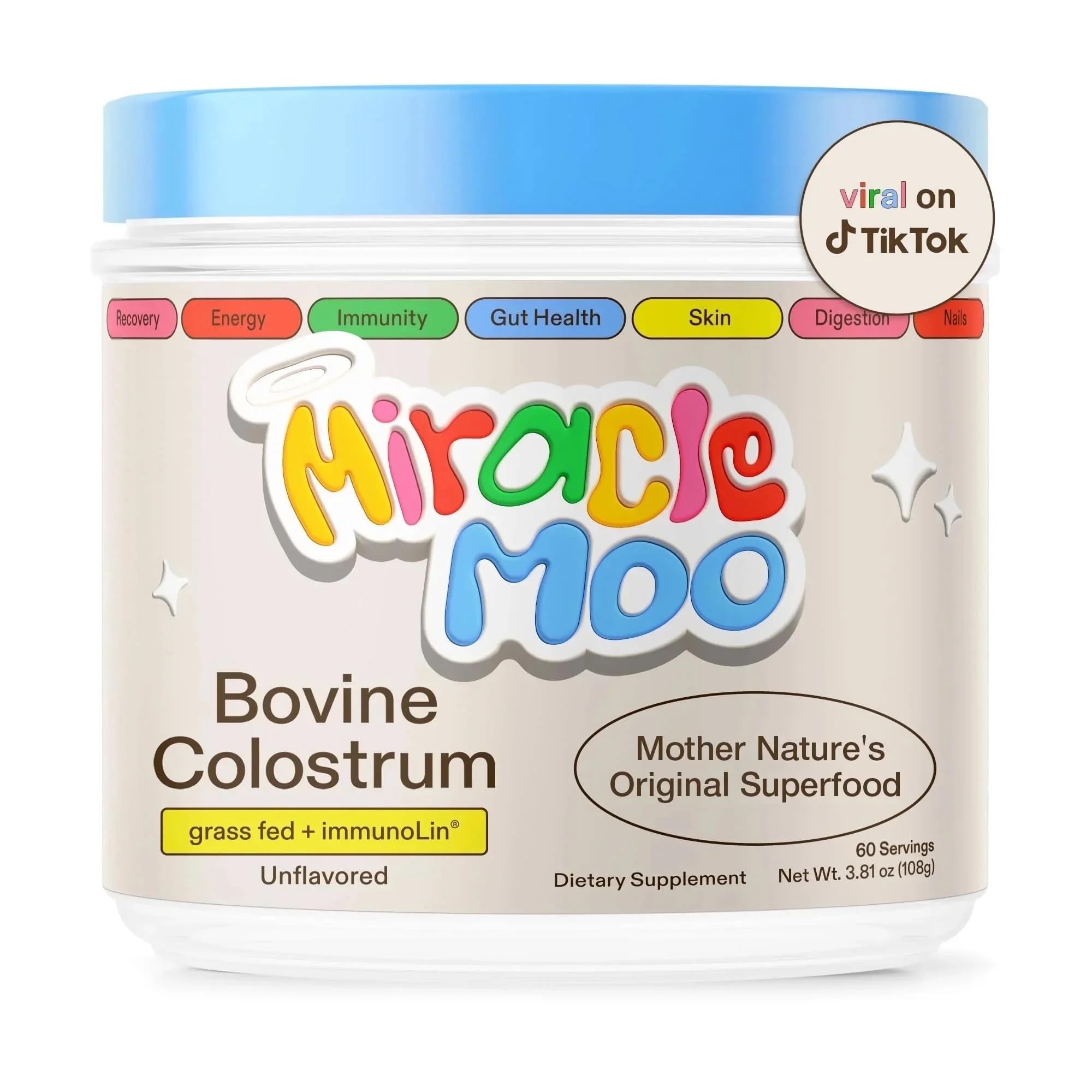 Miracle Moo ImmunoLin high IgG immune support graphic