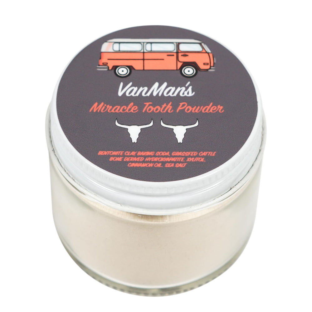 Miracle Tooth Cleaning Powder product packaging and label