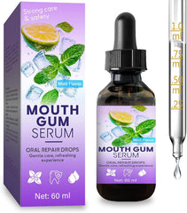 Miror Gum Restore Drops bottle with dropper