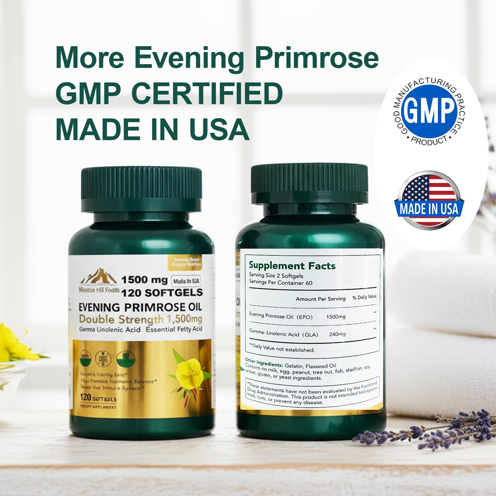 GMP certified Mission Hill Foods logo