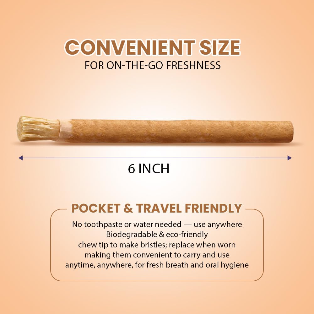 Miswak toothbrush suitable for family use