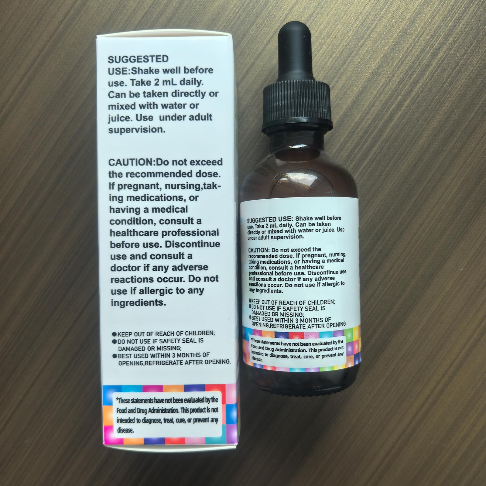 Product packaging: bottle and box of Misyvoing Liposomal Detox Drops