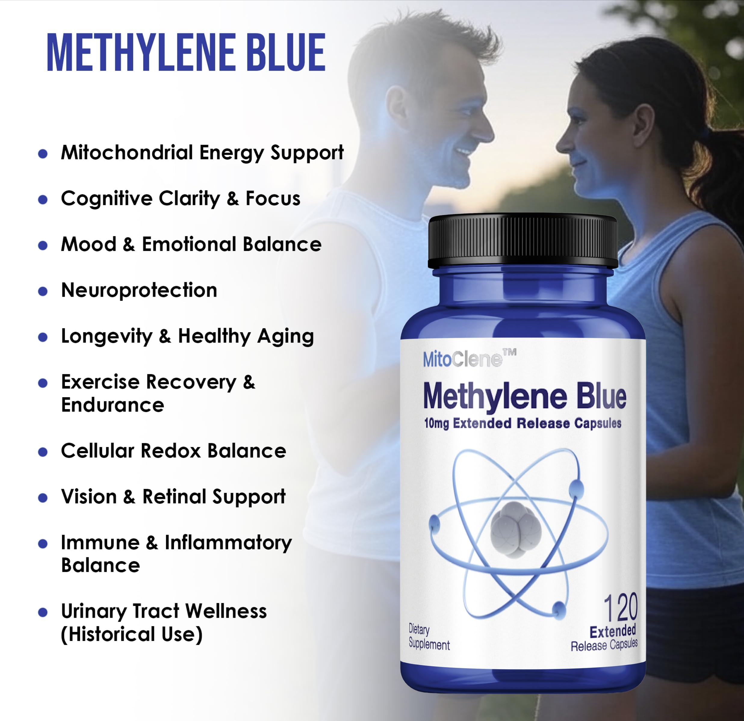 Label for MitoClene Extended Release 10mg capsules