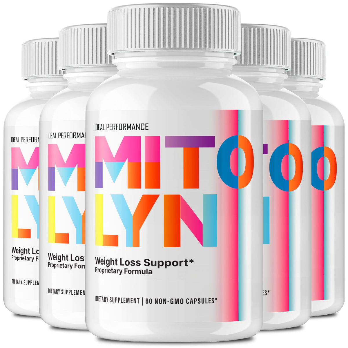 Mitolyn weight loss pills bottle with label