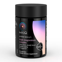 Close-up of capsules representing magnesium glycinate taurinate and oxide