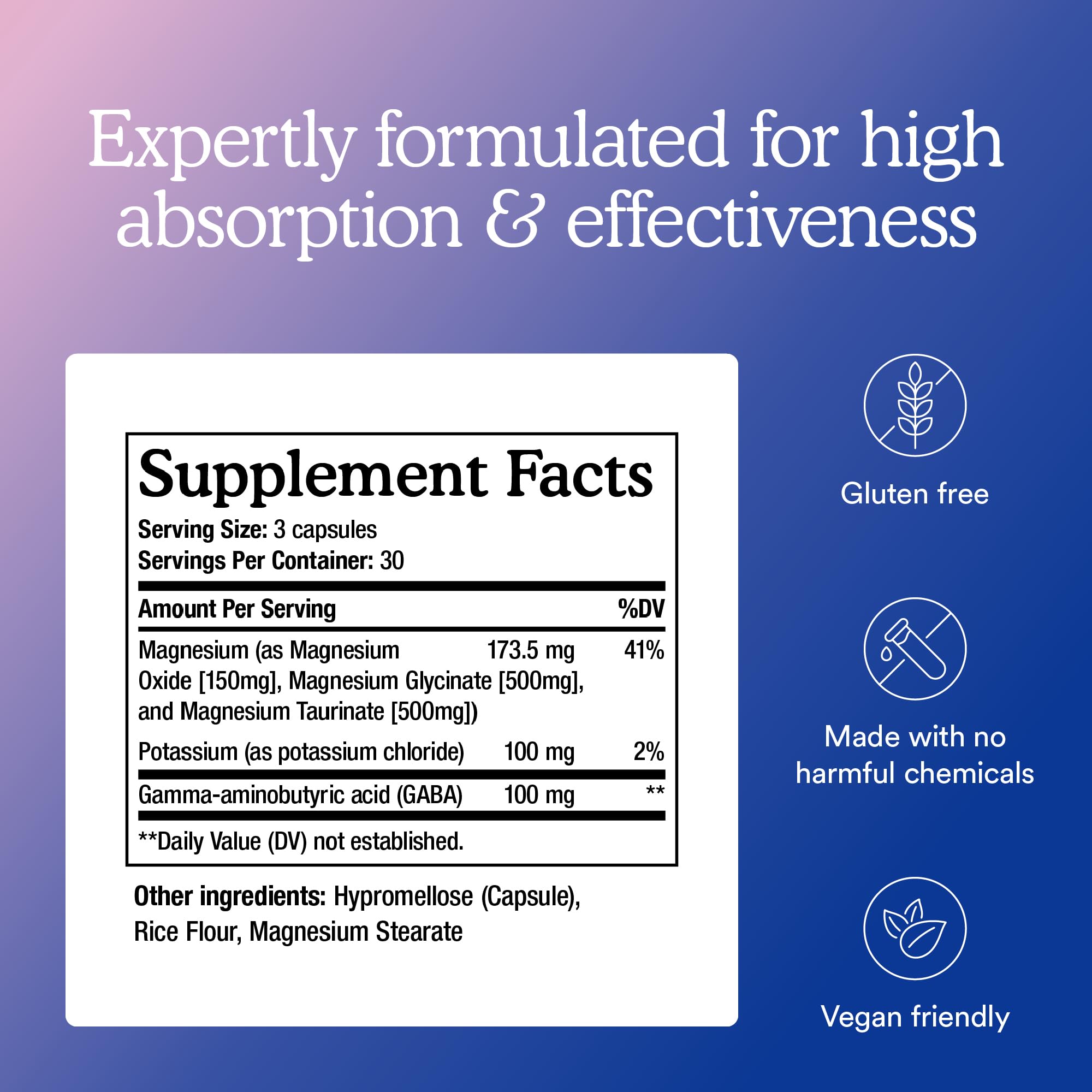 Graphic illustrating three magnesium forms for balance