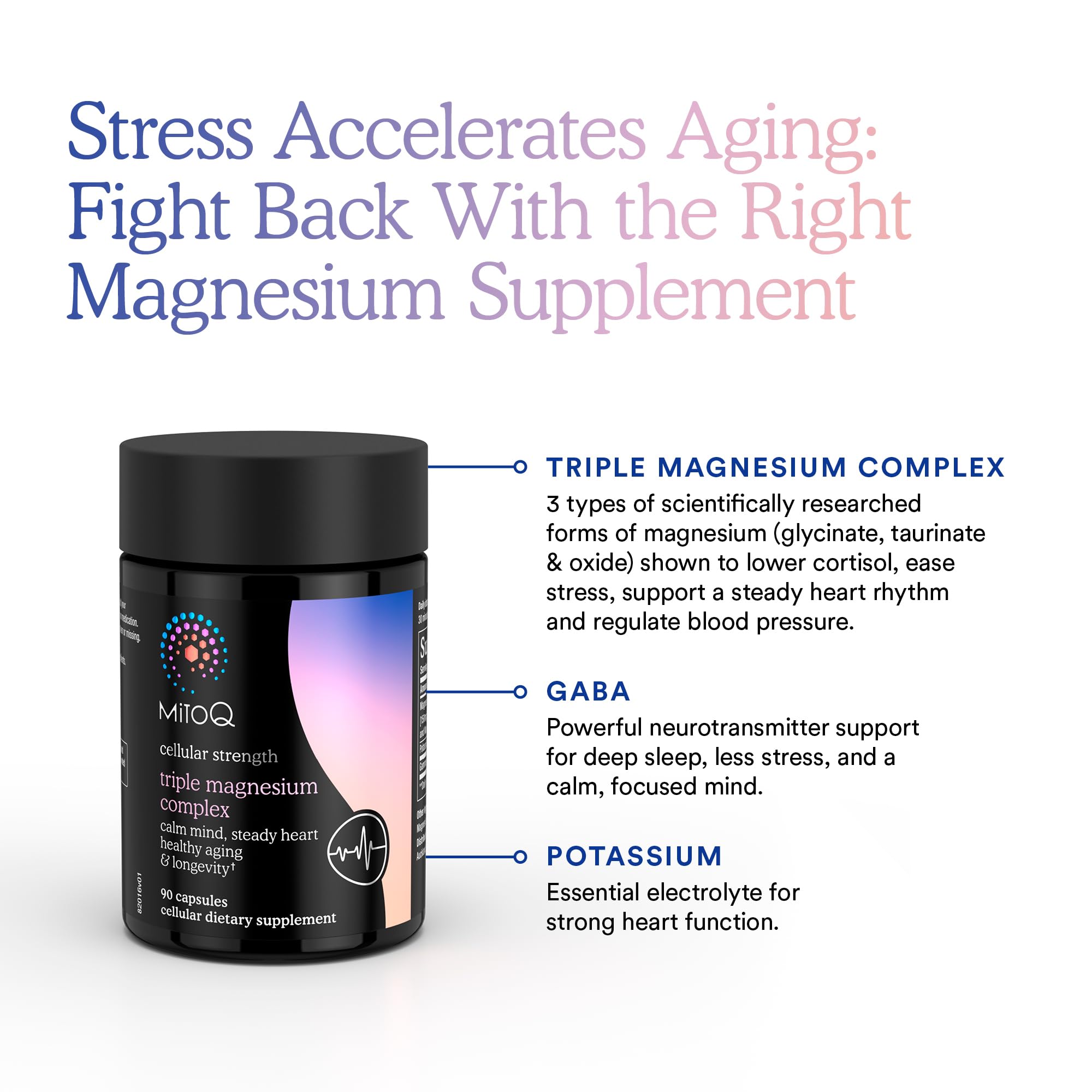 GABA molecule illustration representing sleep support