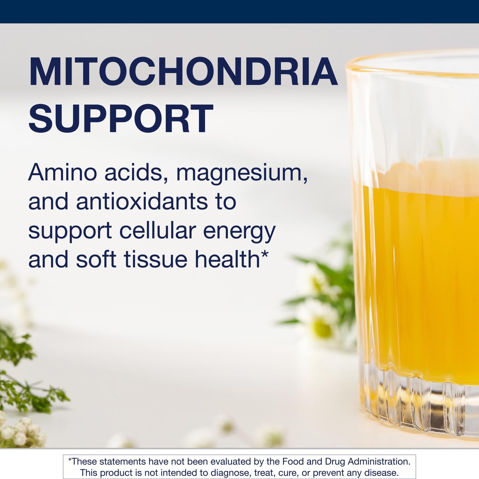 Gluten-free and non-GMO labeling on MitoVive packaging