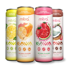 Mitra9 Kava Drink Variety Pack – four 12 oz cans