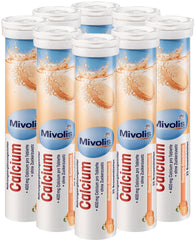 Front packaging of Mivolis Calcium effervescent tablets