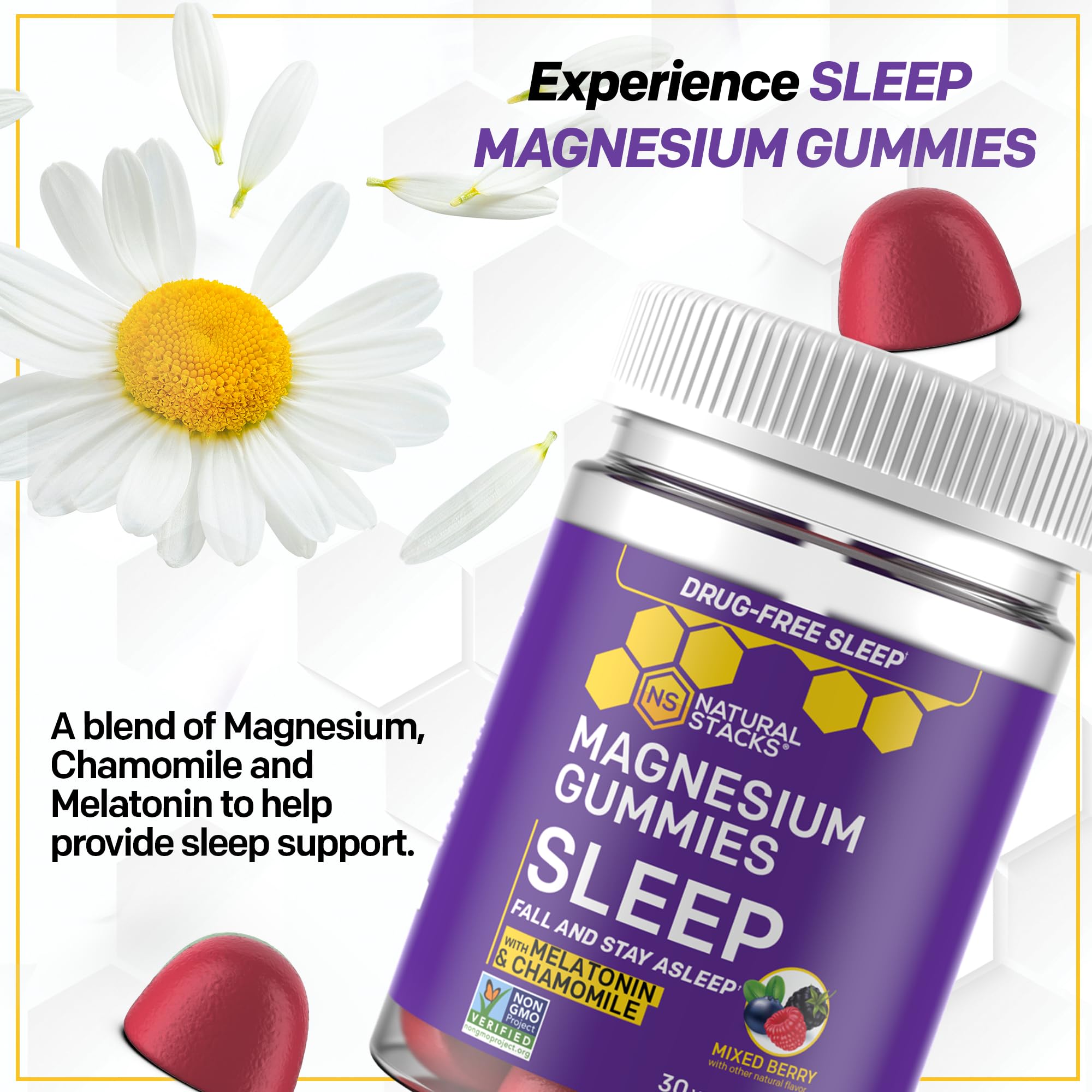 Packaging of 30 mixed berry chewables