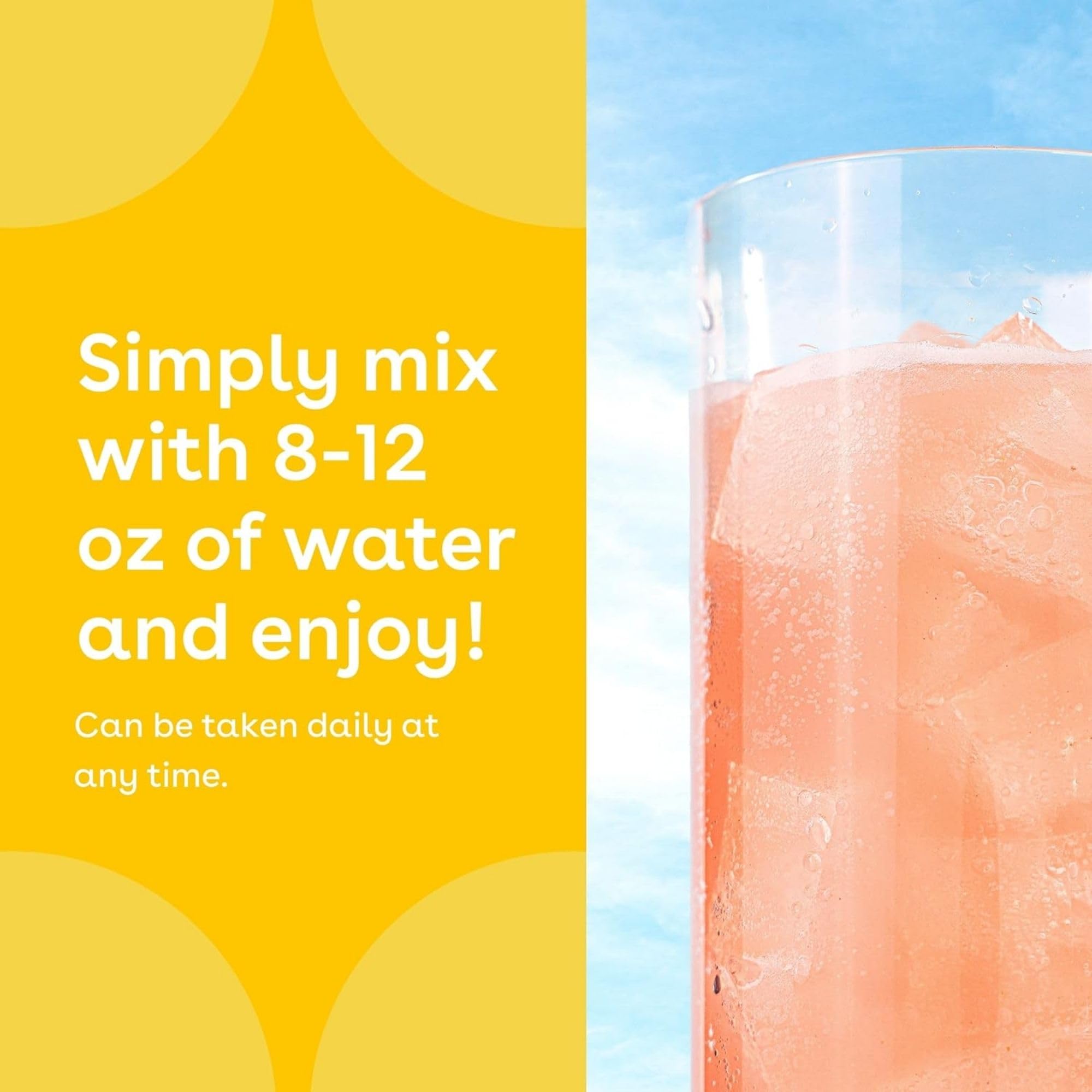 MIXHERS Focus ingredient icons beside a glass showing natural components.