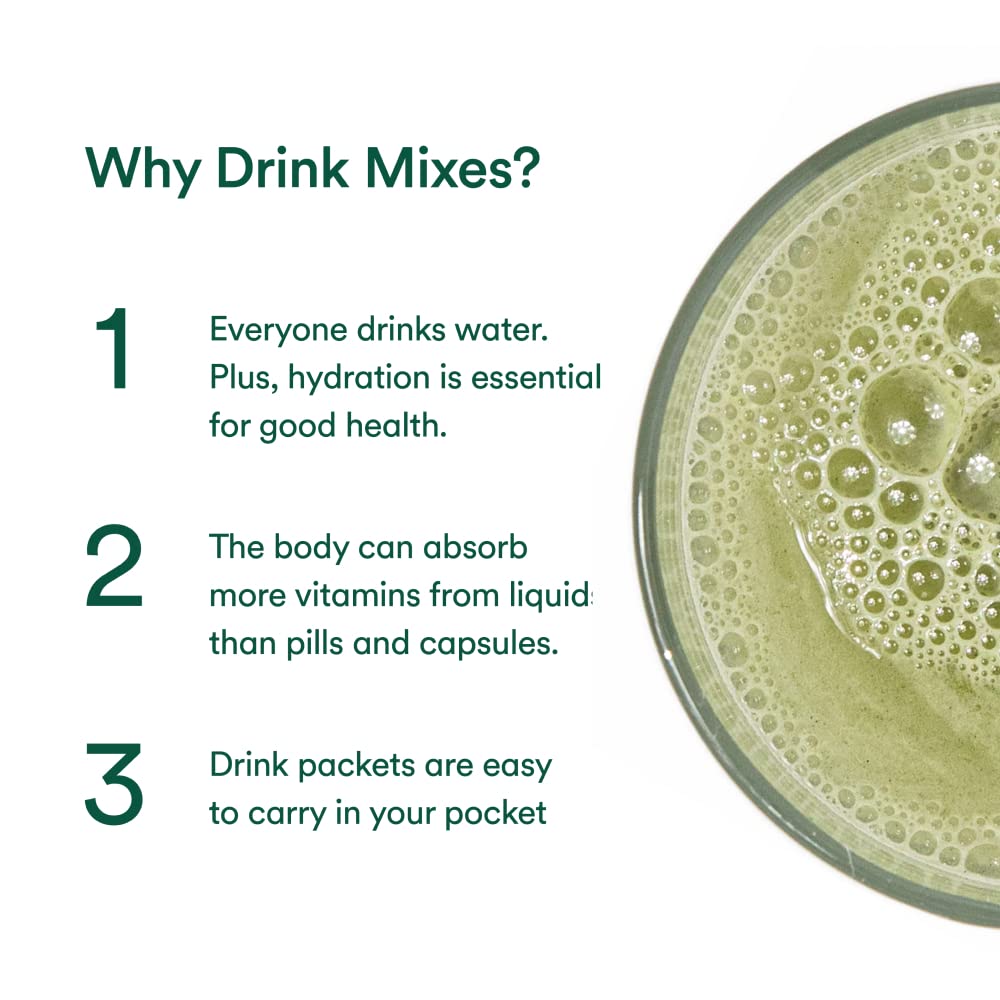 Greens ingredients including alfalfa, wheatgrass, kale and spirulina