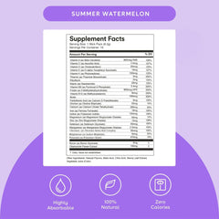 Berry Summer Watermelon flavor drink mix powder for MIXHERS Prenatal+