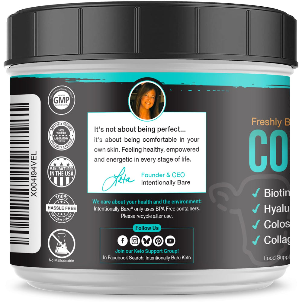 Powder being mixed into coffee or smoothie