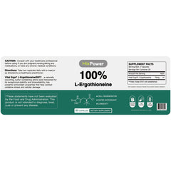 MixPower EGT 70mg capsules label close-up