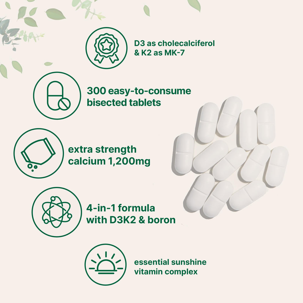 MK7 Vitamin K2 with D3 supporting calcium absorption