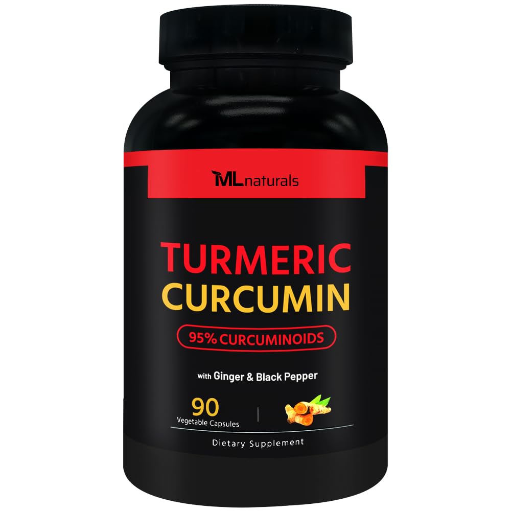 ML Naturals Turmeric Curcumin 1800 mg Organic Turmeric Root
