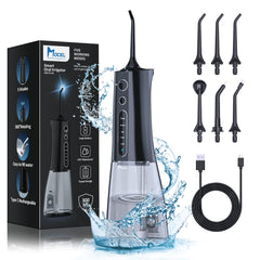 MOCEL Water Flosser with OLED display in black