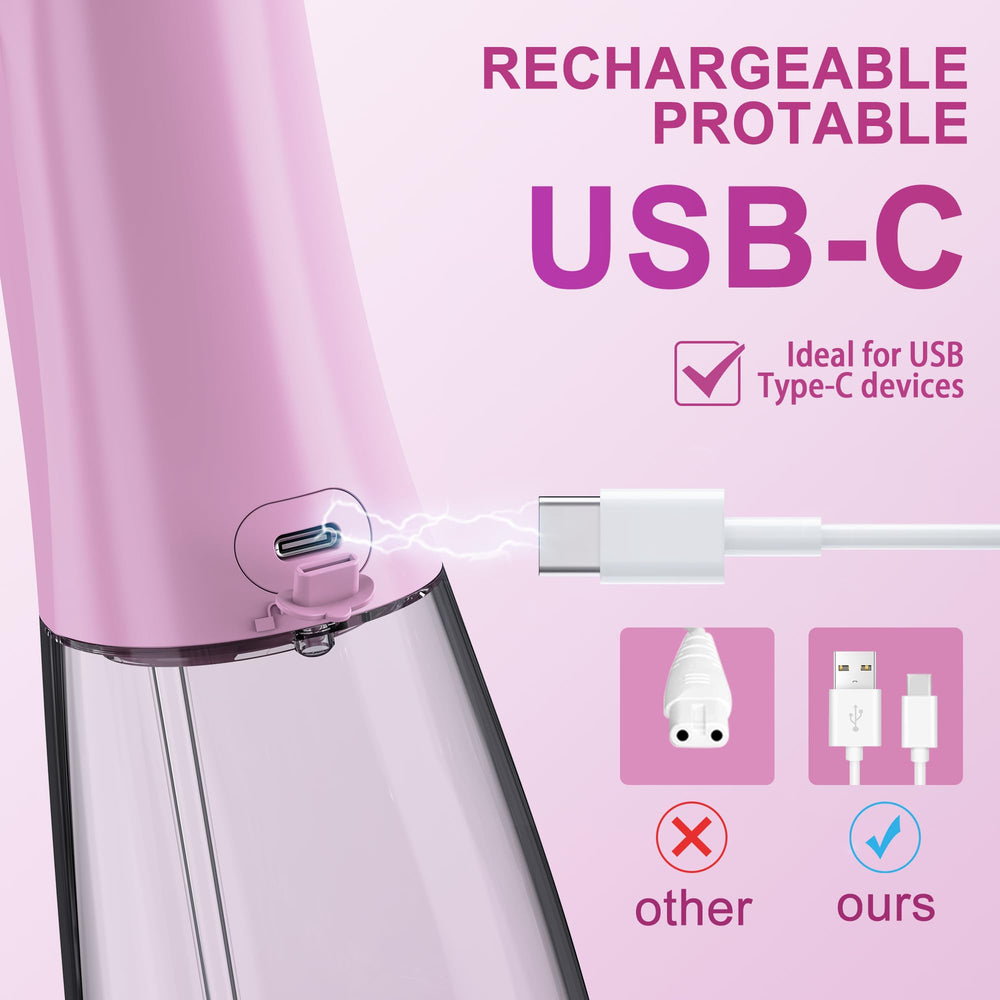Six interchangeable nozzles for family use with MOCEL flosser