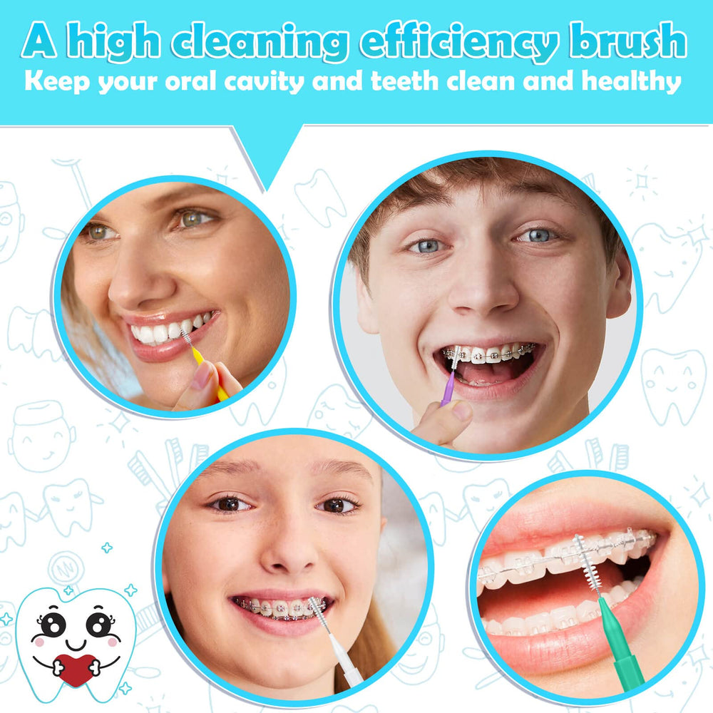 Gift-ready Modacraft interdental brush set for family and friends