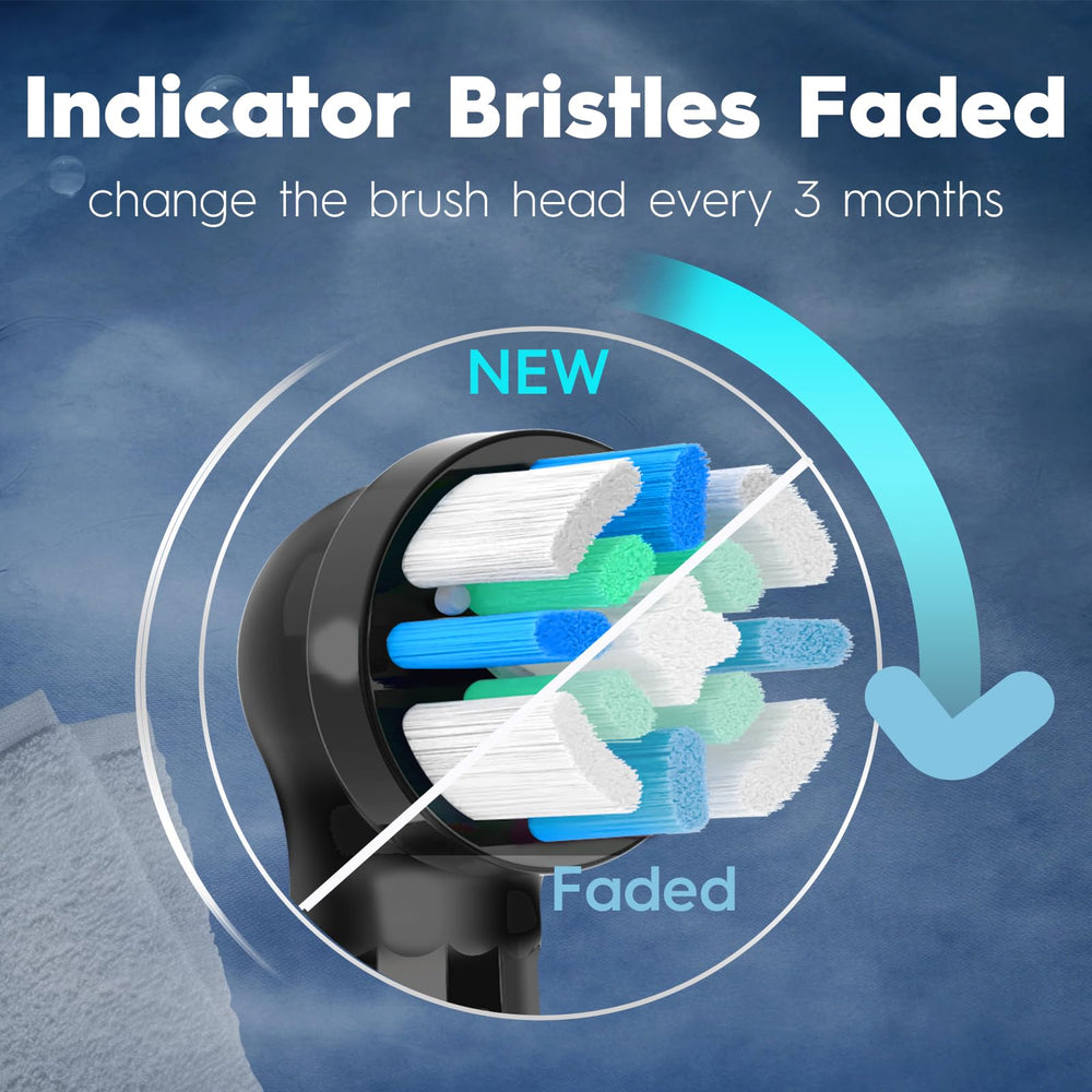 MOFELE black replacement heads packaging for Oral-B