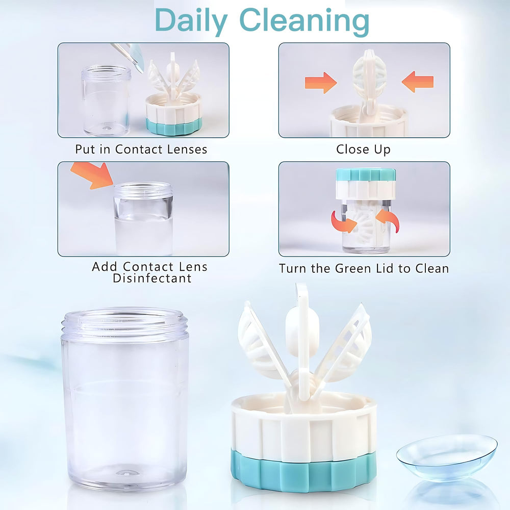 Leak-proof cap and compact design for travel and on-the-go use
