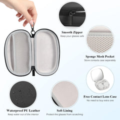 Removable tweezer and contact lens remover included