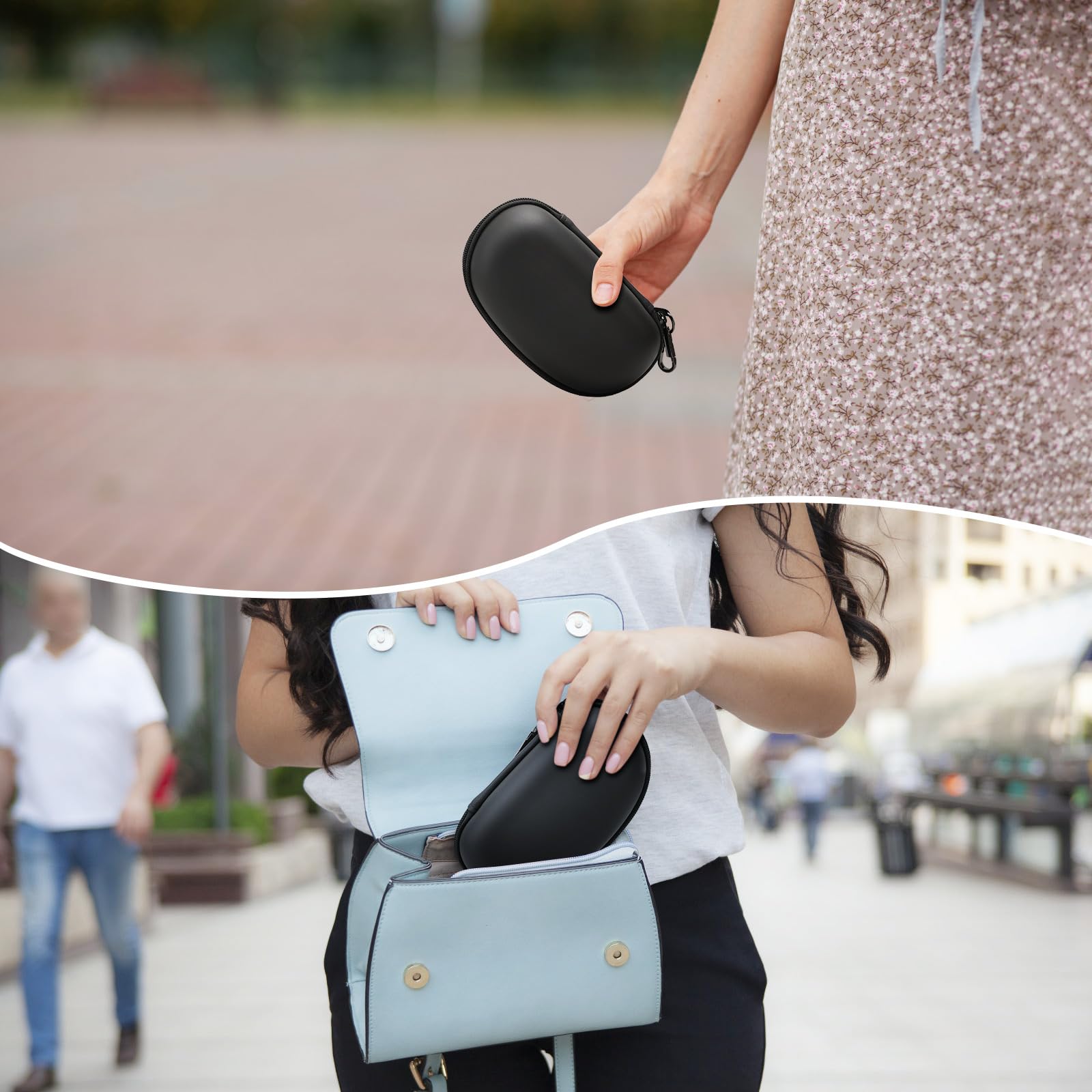 Lightweight travel glasses and contact lens case – 105 g