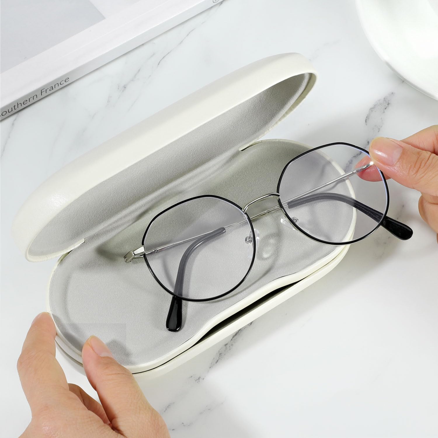 Includes contact lens accessories: bottle, tweezer, removal tool