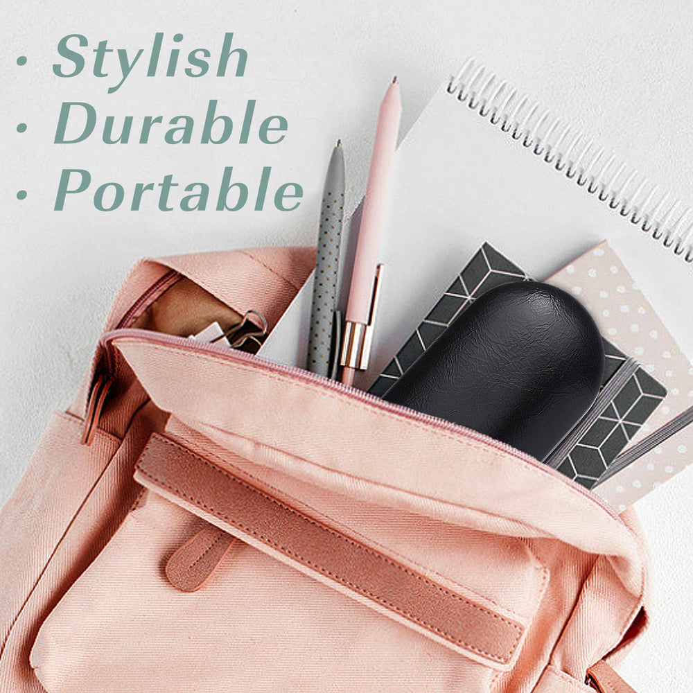 Built-in mirror inside the MoKo eyeglass case and contact lens box