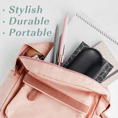 Built-in mirror inside the MoKo eyeglass case and contact lens box