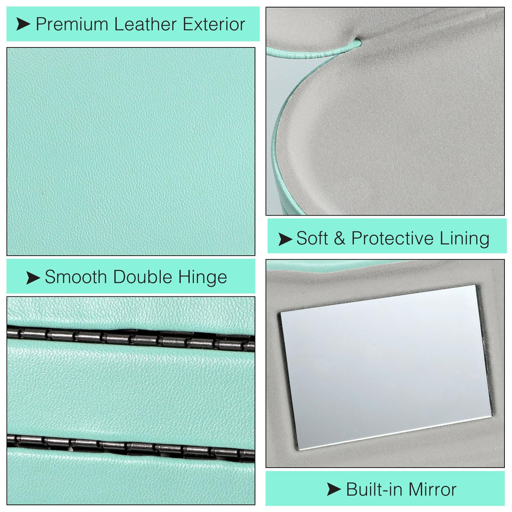 Contact lens side with built-in mirror for quick removal