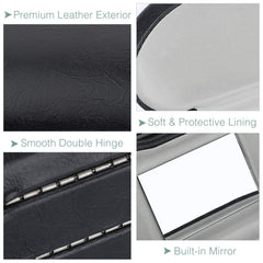 Remover tool and tweezers included with the case