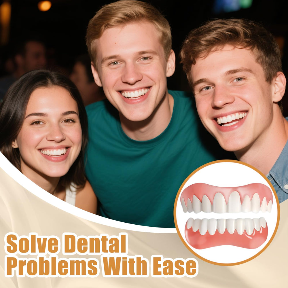 Durable silicone denture set for daily use