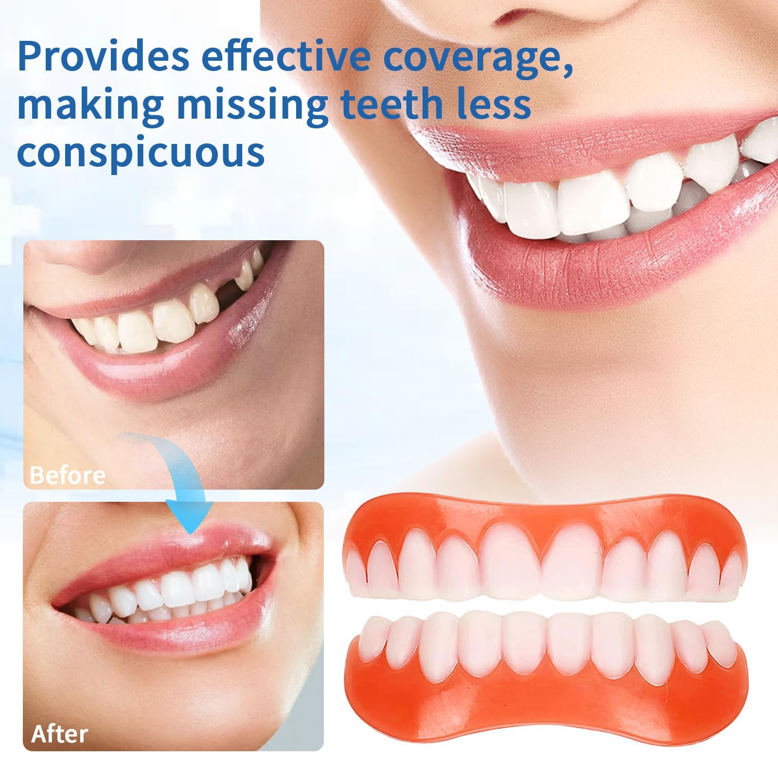 Fast molding process to fit gums without tools