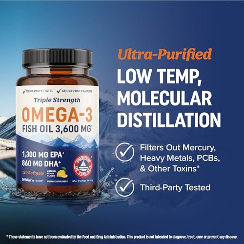 Molecular distillation purified fish oil