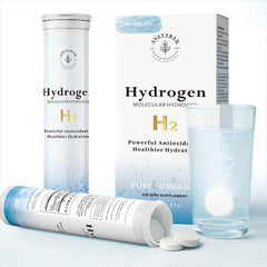 Bottle of Molecular Hydrogen Water Tablets with Magnesium – 8 PPM, 60 tablets